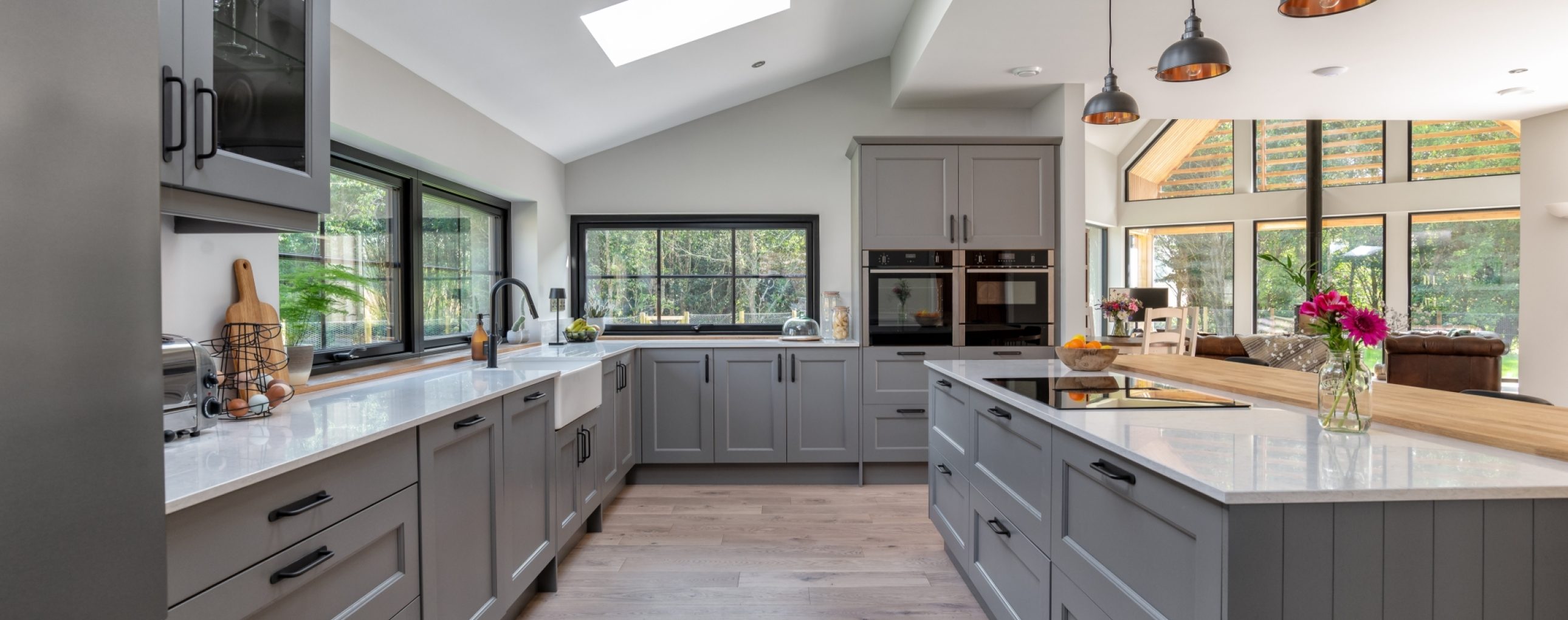 Kitchen & bathroom design for an architect-led self-build