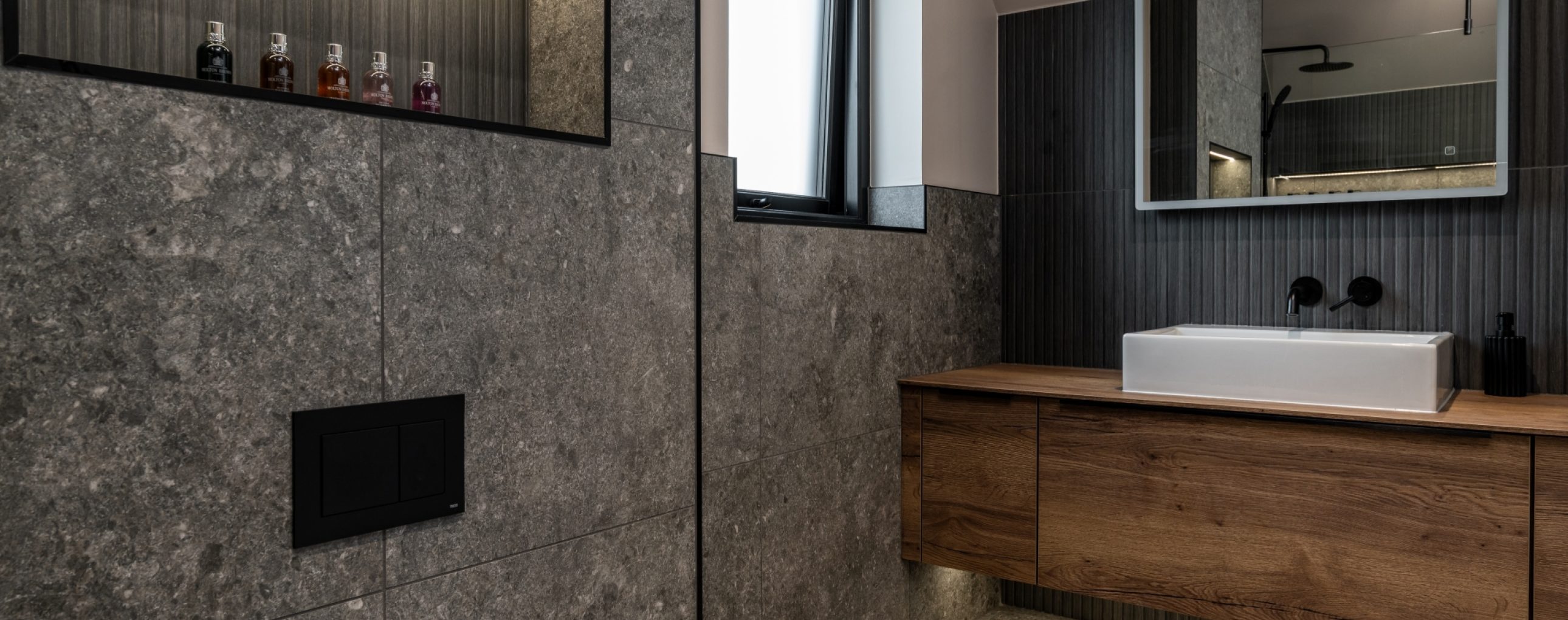 Kitchen & bathroom design for an architect-led self-build