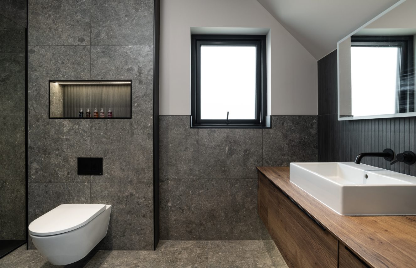 Kitchen & bathroom design for an architect-led self-build
